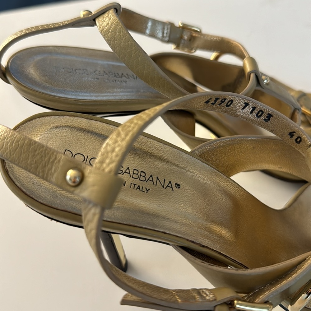 Dolce Gabbana Sandals - 40 - Picture 4 of 5